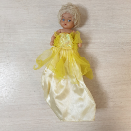 Кукла детская "Пупс в платье", пластик, СССР.